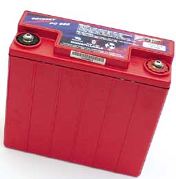 Reinblei-Batterie